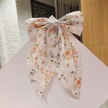 【머리핀】새로운 인터넷 연예인 한국어 꽃 나비 머리핀 클립 포니 테일 클립 여성 머리 스톨 공급 도매