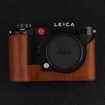 이태리 소가죽/라이카SL2 가죽케이스 진피카메라백 반세트 휴대용베이스 악세서리, Sl2하프세트다크브라운