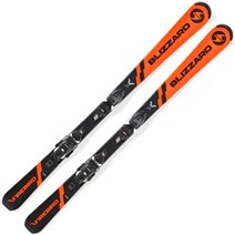 22 23 블리자드 아동 스키 FIREBIRD RC JR + FDT JR 7 ORANGE BLACK, 130cm