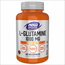 나우푸드 스포츠 l-글루타민 더블 스트렝스 1 000mg 베지 캡슐, 1개, 240캡슐