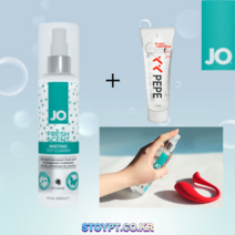 [에스토이핏]제이오 스프레이형 미스팅 토이 클리너 120ml+페페젤 250ml