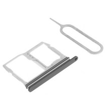 SIM 카드 트레이 슬롯 홀더 + LG G6 US997 VS988 용 마이크로 SD 메모리 SIM 홀더 어댑터, 검은 색