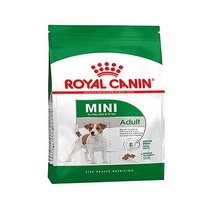 로얄캐닌 독 견종별 기능별 퍼피 어덜트 다이어트 8.5kg 10kg 강아지 대용량 사료, 독 미니 어덜트 8kg