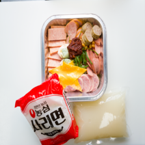 건영푸드 의정부 햄폭탄 즉석부대찌개 (즉석조리가능 직화용기로 장소불문 바로 끓여드세요), 부대찌개 4팩