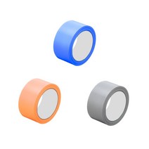 자국안남는 테이프 18mm 잘떨어지는 컬러 멀티 테이프312pro, 쿠팡 흰색