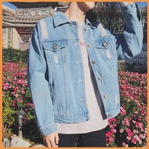 데님 청 자켓 아우터 워싱 추천 옷 남성 점퍼 남자 청잠바 의류 재킷 봄 가을 외투 남친 룩 트렌드 스타일 코디 의상 대학생 외출 패션 패셔니스타 디자인 룩북 유행 INSUM41