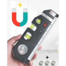 다기능 레이저 수평기 레이저 레벨기 자석 수평계 소형 자동 수평 라인기 정밀측정 레이저자, 수평기(자석 모델)