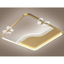 럭셔리골드 LED 전등 방등 교체 40W 54W LED전등 LED방등 안방전등, 나비원형골드40w
