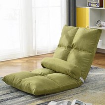 DFMEI 다다미 등받이 싱글룸 좌식 의자, 8칸 베: 차 그린 사이즈[허리베개 배달]