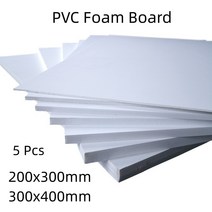 스티로폼판 스티로폼완충제 판넬 폼보드 5pcs 흰색 pvc diy 건물 모델 재료에 대 한 재료 플라스틱 플랫 를 만드는 수 제 모델, 15mm, 300x400mmx5개