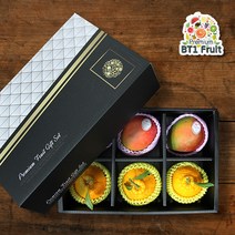 [비티원후르츠] [미인과친한]페루애플망고3과+한라봉3과 혼합선물세트, 상세 설명 참조