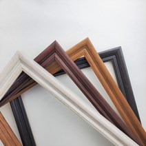 [서울액자공방] 원목액자 그림액자/사진액자/보석십자수액자/명화그리기액자 등 ( 맞춤제작 가능 ), C02 - 브라운