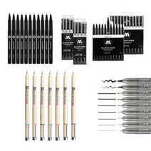 COPIC 코픽 사쿠라피그먼트 모로토우 블랙라이너 모음, D_모로토우파인라이너/검정_0.4mm