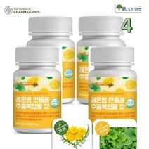 레몬밤 민들레추출물 밀크씨슬 단델리온 추출 복합물 120정 식약처 HACCP, 4개