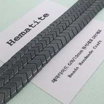 [비즈엔케이] 헤마타이트 6 8 10mm 원석팔찌재료 DIY 비즈 만들기재료, 6mm(20개)