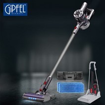 [기펠] ZET-10 BLDC 무선 청소기+물걸레 키트+전용 거치대, 단일속성