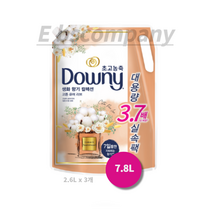 다우니 생화향기 컬렉션 섬유유연제 코튼 퓨어러브 리필, 7.8L, 30개