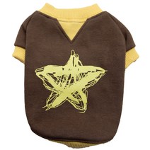 별이네 강아지옷 애견의류 별맨투맨티 자체제작, 밤색