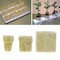 가정용스마트팜 친환경 rockwool 큐브 수경 재배 미디어 흙이없는 재배 심기 압축베이스 5 개대 스마트팜 5, 3.6cmx4.0cm