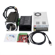 스텝모터 스테핑모터 리니어스테이지 엑츄에이터 1 키트 nema 34 cnc 스테퍼 모터 86x65mm + dm860h 드라이버 + s-400w-60v 전원 공급 장치 + cnc, 14mm, 01 14mm