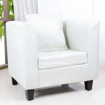 1인 전문 쇼파 홍대 디자인 가구 Saisen 싱글 소파 심플 패브릭 레저 소파 소형 아파트 소파 커피 호텔 인터넷 카페 소파 고급 재 린넨 스퀘어 싱글, 고급 화이트 린넨 스퀘어