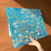 더 아트 컴퍼니 명화 두꺼비집 가리개 64종(1-30번) 마티스 모네 고흐 클림트 피카소 호퍼 호크니 모지스 몬드리안 포르나세티 배전함 차단기 커버 현관 그림 액자 인테리어, 20. 고흐 아몬드나무 D