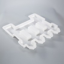 차폐휀스 담장공사 단독 주택 카페 담장 펜스 정원 마당 1pc 콘크리트 꽃 연못 울타리 벽돌 금형 농촌 장식 시멘트 꽃 침대 울타리 측면 돌 플라스틱 금형, 1개