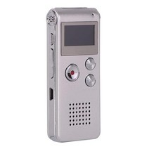 소형 녹음기 장시간 차량 다기능 충전식 8GB 650HR 디지털 오디오 음성 녹음기 딕터폰 MP3 플레이어, 02 은
