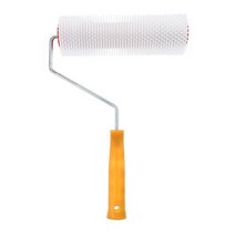 롤러 스파이크 셀프 레벨링 스크리드 브러시 스크리딩 폭기 라텍스 바닥 집 벽 도구 스폰지 벤트, [01] White