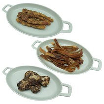 댕댕포유 강아지 수제간식 돼지꼬리+돼지귀+칠면조목 슬라이스 270g