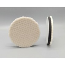 일본 양모 폴란드어 패드 3 인치 80mm 전문 자세히 패드 자동차 폴리 셔에 대 한, Medium Cutting x2PCS, 울 휠