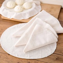 미니 편백나무 대나무 만두 찜기 찜냄비 면스티머 천 둥근 코튼 거즈 서랍 매트 봉제 빵 찐빵 주방 5 개, 04 50cm