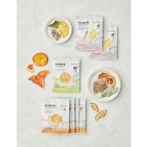 [낫띵베럴] 이너워터팩 10개입 7종 (택1) 옵션 별 상이 1팩, 낫띵베럴 이너워터팩 귤 배 유