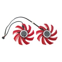 2PCS 85MM 4PIN FY09010H12LPB FDC10U12S9-C RX 560 550 GUP 팬 Radeon XFX 그래픽 카드 냉각 팬용, 1LOT