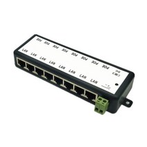 CCTV 네트워크를위한 새로운 8 포트 POE 인젝터 POE 스플리터
