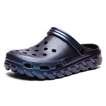 남자 아쿠아슈즈 샌들 구멍 통기성 신발 남성 블랙 가든 캐주얼 고무 나막신 남성 슬라이드 영 젤리 신발 여름 운동화 슬리퍼