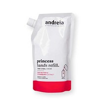 유럽 안드레아 프로페셔널 핸드 앤 풋 케어 - 프린세스 핸즈 리필 - 핸드 앤 네일 크림 리필 - 400 ml 핸드케어, 1개