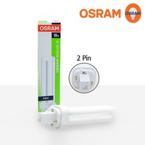 오스람 필립스 금호 장수 두영 삼파장 형광등 램프 전구 조명 FPX FDX FDL 8W 11W 13W 15W 18W 20W 26W FPL 32W 36W 55W, 오스람 FDX 18W 백색(아이보리빛)