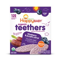 해피베이비 티서스 와퍼 48g, 블루베리 & 퍼플 캐롯, 1개