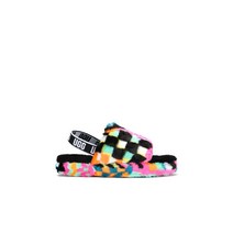 [어그] [UGG] 키즈 컬러 플러피 샌들 클로그(1130390K_BLKM) 멀티