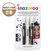 스나자루 페이스 페인팅 브러쉬 펜 - 모노크롬 / Snazaroo Face Paint Brush Pen - Monochrome