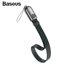 베이스어스 아이폰 핸드 스트랩 출입 카드 홀더 목걸이 형 애플 8핀 고속 충전 케이블 충전케이블, 1개, 팝블랙-목걸이형