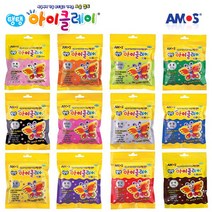 아모스 탱탱 아이클레이 파우치 2500, 초록, 50g
