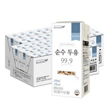 임산부두유 순수두유 99.9 190ml 24팩 x 2박스(총 48팩)/국산콩100%, 24팩 x 2박스(총 48팩)