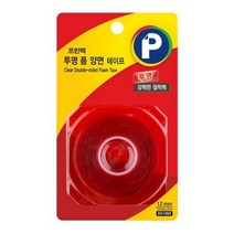 [RAΞ] 프린텍 강력폼양면테이프(투명 DC1202 12mm x 2m) 외벽 욕실 자동차 접착 공업 ▷_8θ270eA, θ본상품w