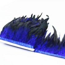 닭 수탉 꼬리 깃털 리본 5 미터 10-15CM 스트립 원피스 스커트 의류 웨딩 장식 만들기, [01] Royal blue