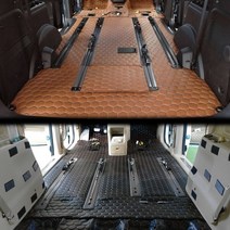 3D 헥사곤 차량 전체바닥매트 - 2011뉴엑센트, 쿠팡 브라운