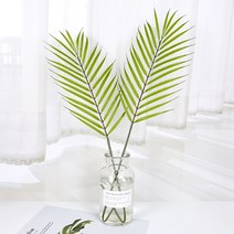 리드홈 조화 아레카야자 2p + 화병 세트, 혼합색상, 1세트