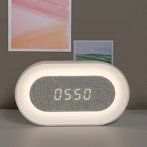 플랜룩스 무선 디지털 전자 탁상시계 USB 충전식, 단품