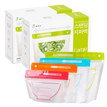 레디시 두꺼운 스탠딩지퍼백 베이직세트, 2박스